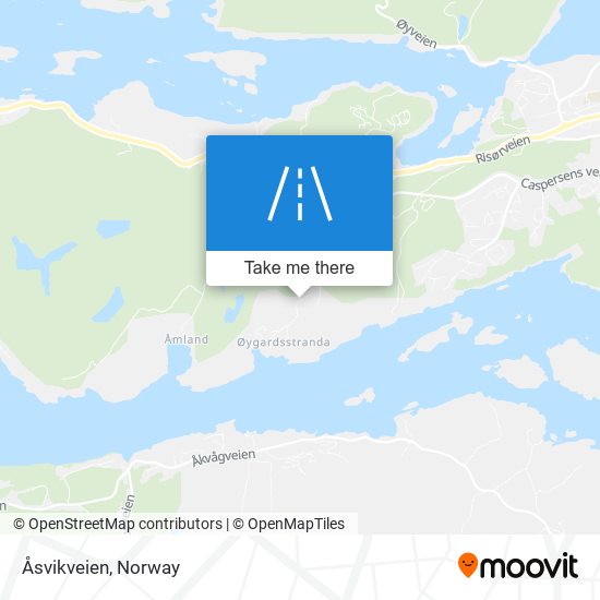 Åsvikveien map