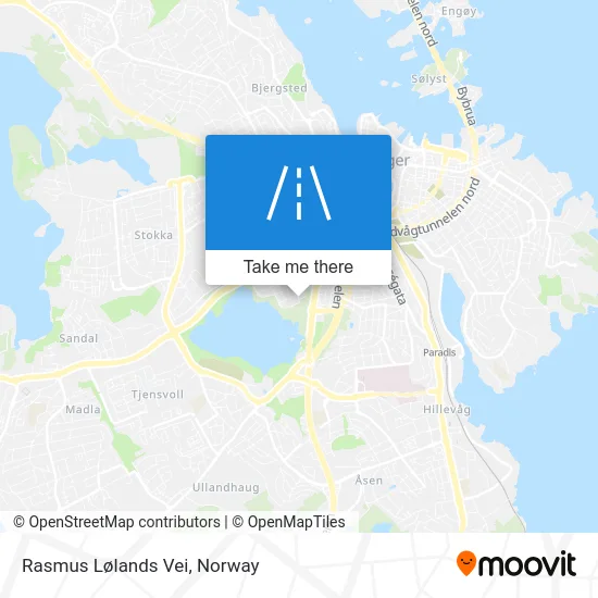 Rasmus Lølands Vei map