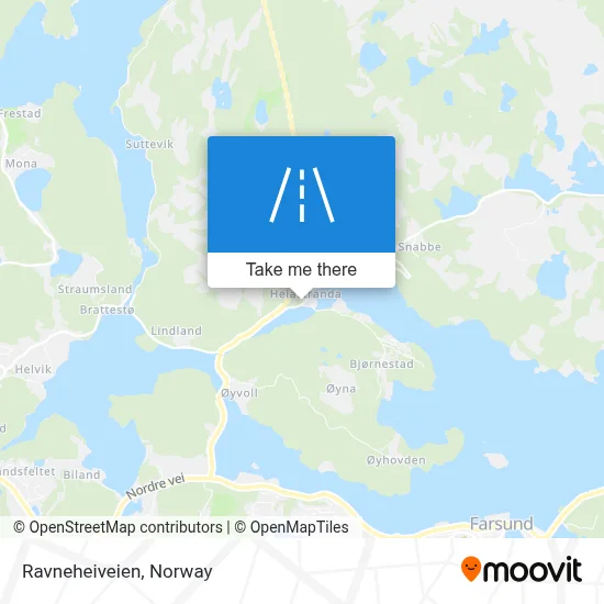 Ravneheiveien map