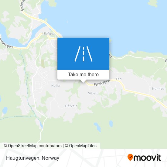 Haugtunvegen map