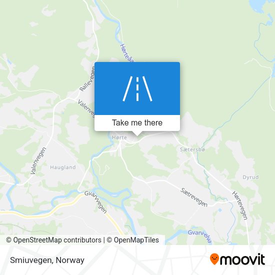 Smiuvegen map