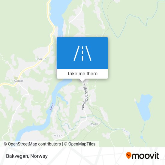 Bakvegen map