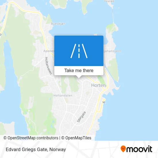 Edvard Griegs Gate map