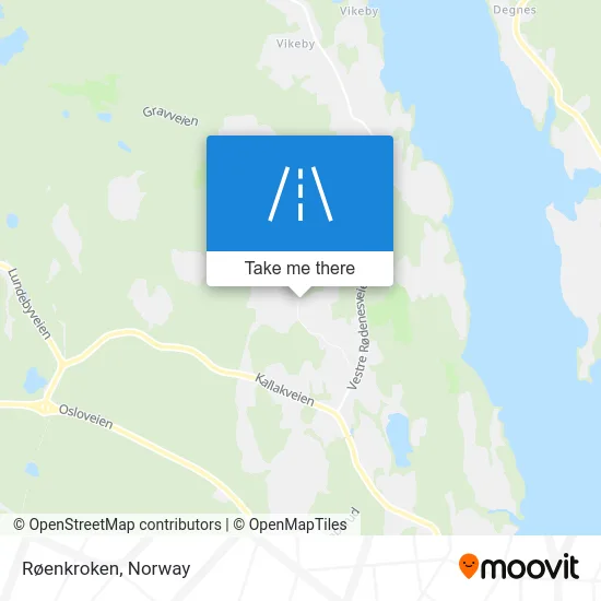 Røenkroken map