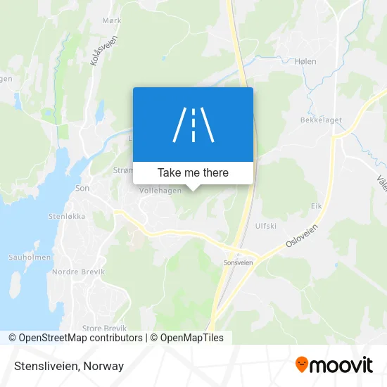 Stensliveien map