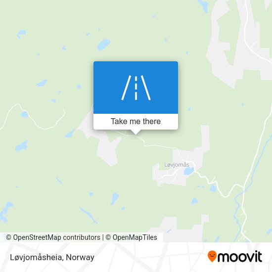 Løvjomåsheia map
