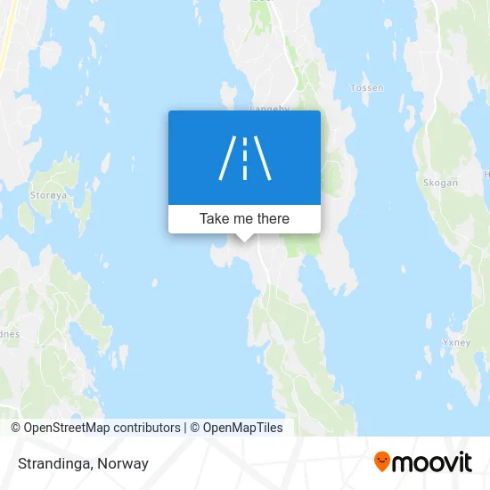 Strandinga map