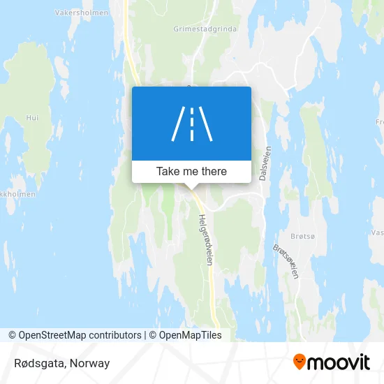 Rødsgata map