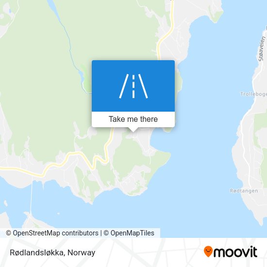 Rødlandsløkka map