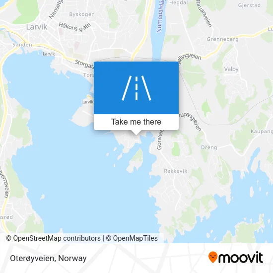 Oterøyveien map