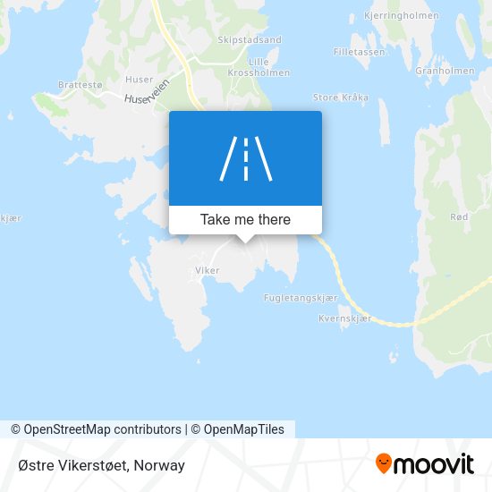 Østre Vikerstøet map