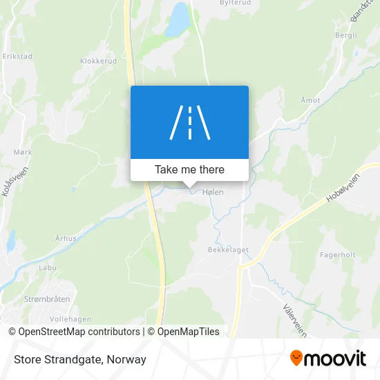 Store Strandgate map