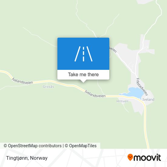 Tingtjønn map