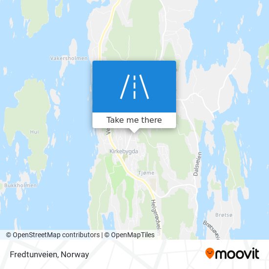 Fredtunveien map