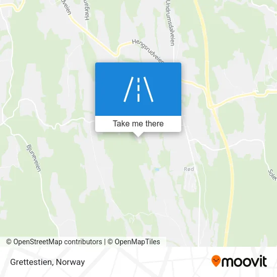 Grettestien map