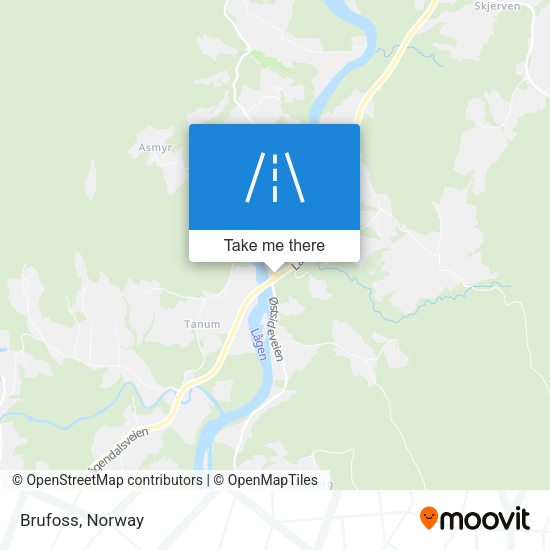 Brufoss map