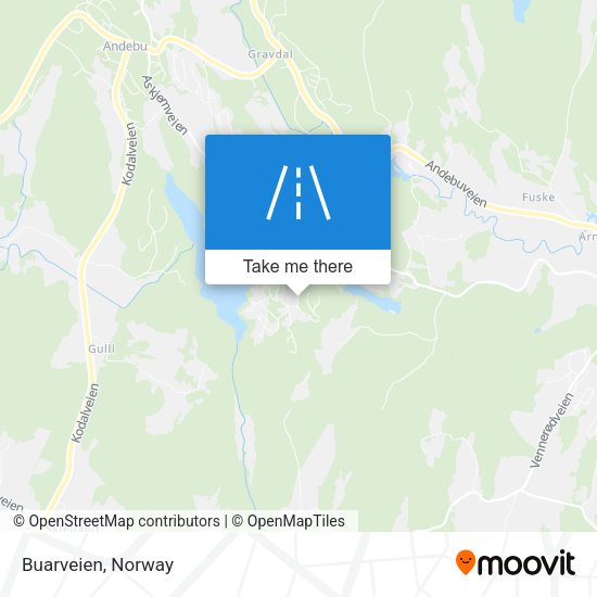 Buarveien map