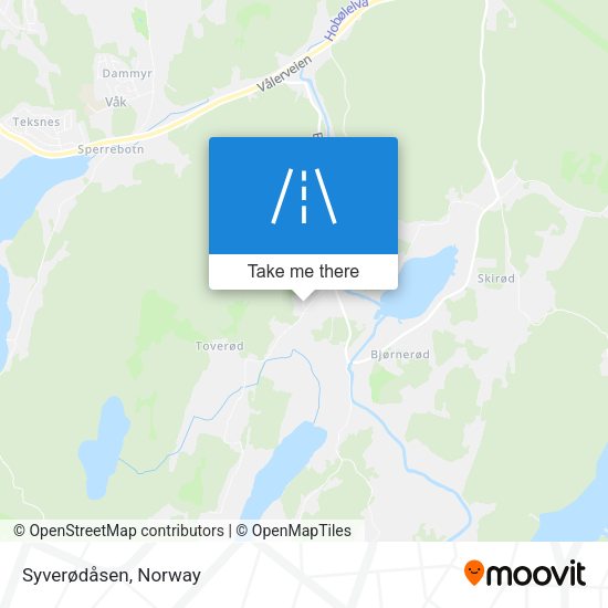 Syverødåsen map