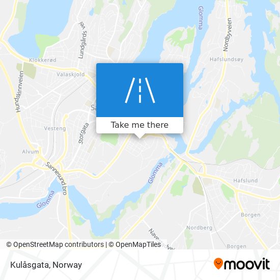 Kulåsgata map