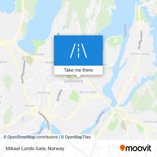 Mikael Lunds Gate map