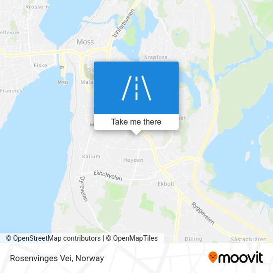 Rosenvinges Vei map