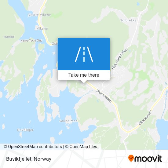 Buvikfjellet map