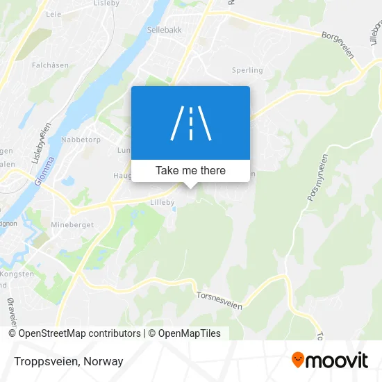 Troppsveien map