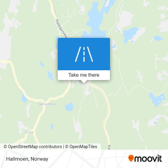 Hallmoen map