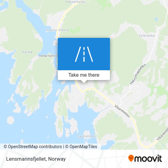 Lensmannsfjellet map