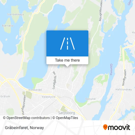 Gråbeinfaret map