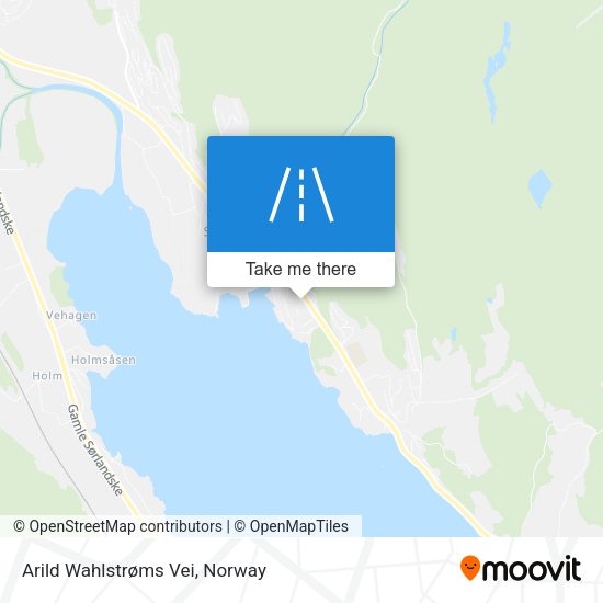 Arild Wahlstrøms Vei map