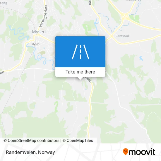 Randemveien map