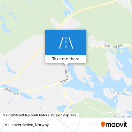 Vallesverdveien map