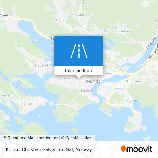 Konsul Christian Salvesens Gat map