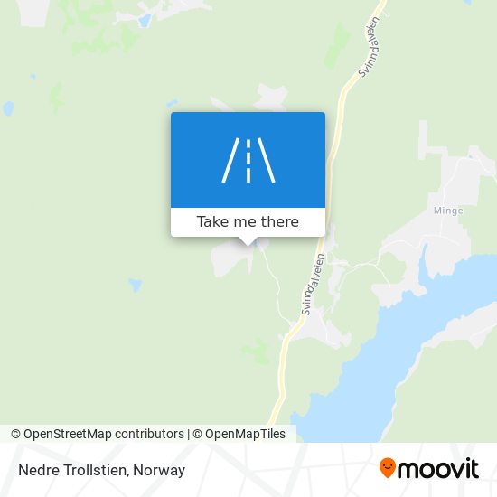 Nedre Trollstien map