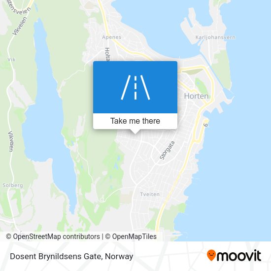 Dosent Brynildsens Gate map