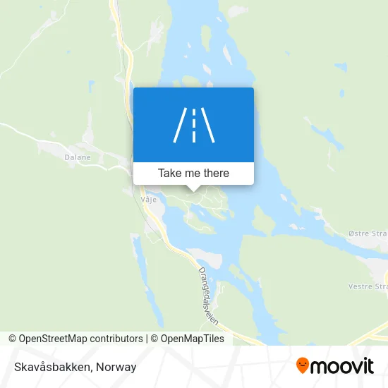 Skavåsbakken map