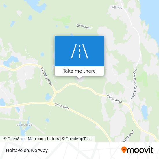 Holtaveien map