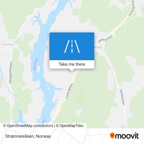 Strømnesåsen map