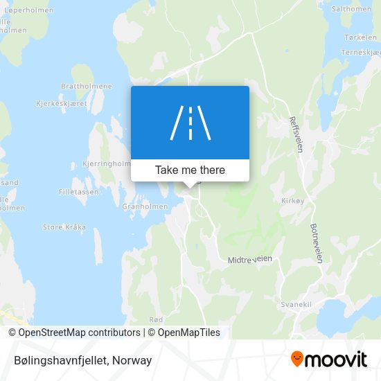 Bølingshavnfjellet map