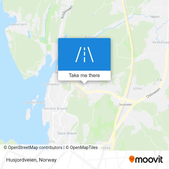 Husjordveien map