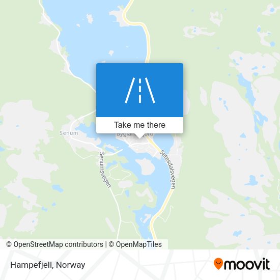 Hampefjell map