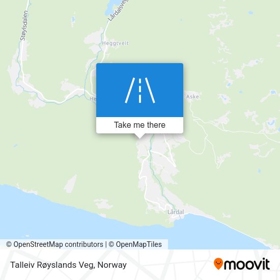 Talleiv Røyslands Veg map
