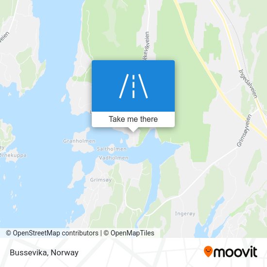 Bussevika map