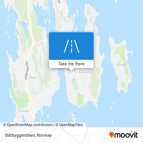 Båtbyggerstien map