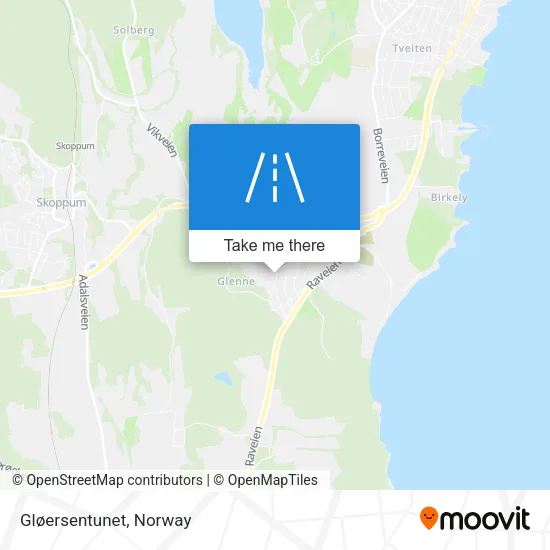 Gløersentunet map