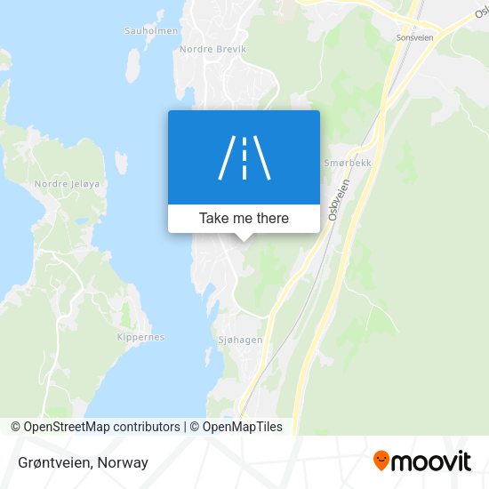 Grøntveien map