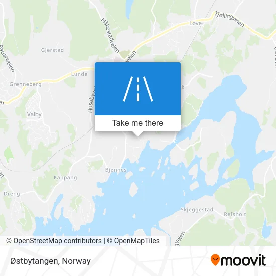 Østbytangen map