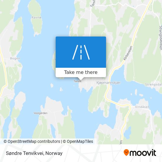 Søndre Tenvikvei map