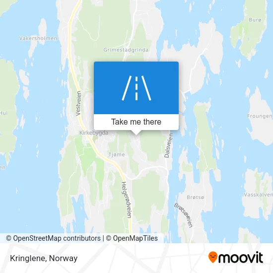 Kringlene map